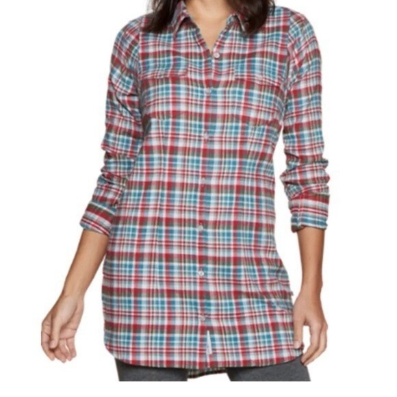 Toad & co mixologist plaid tunic - Picture 1 of 7